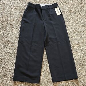 Black Wide Leg Pants with Relaxed Fit